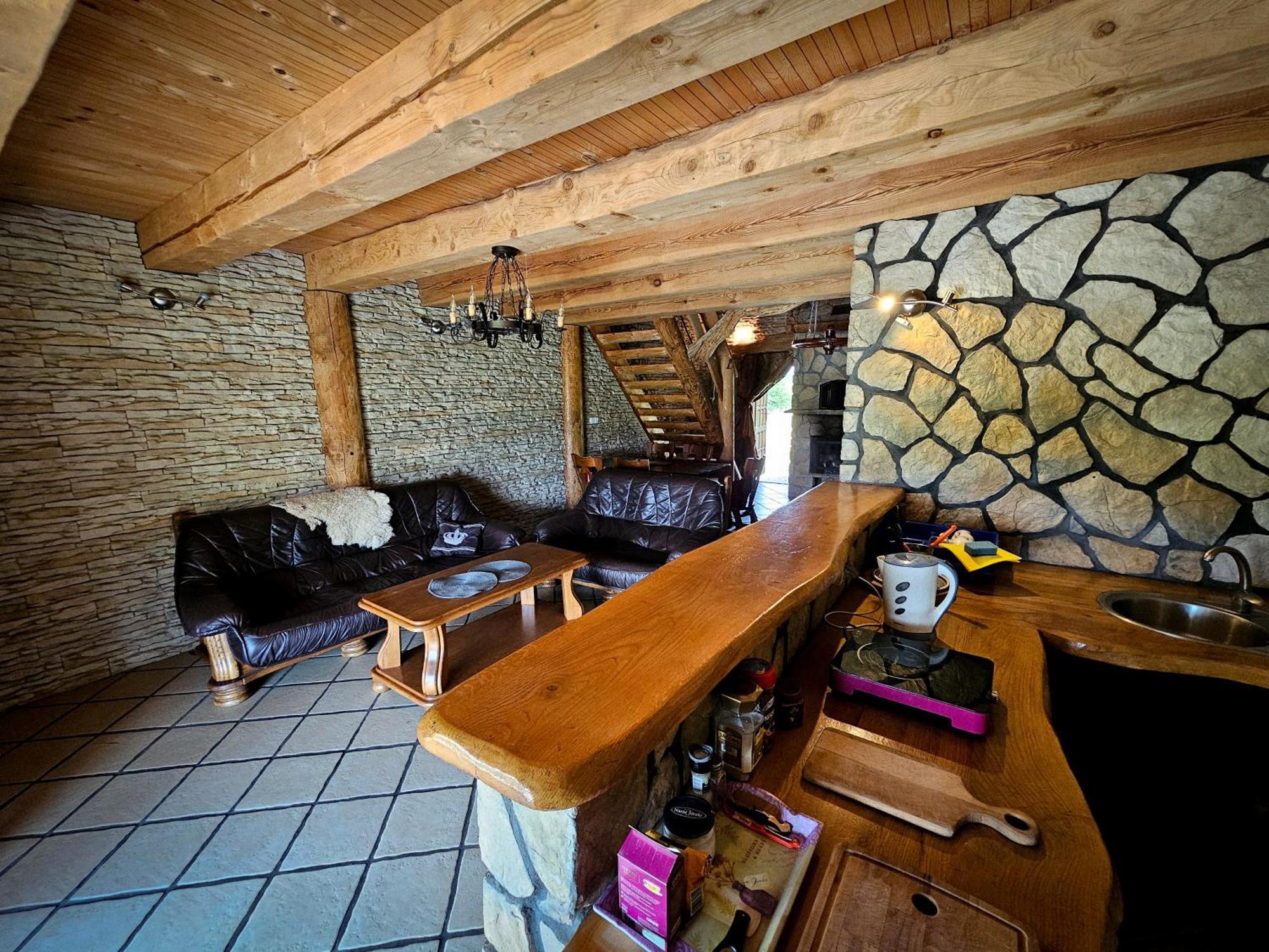 Domek Letniskowy Caloroczny W Rzemieniu Villa Esterno foto