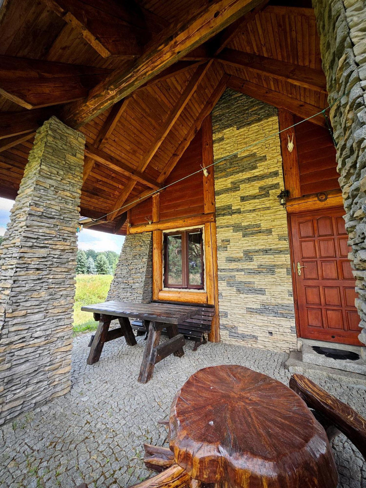 Domek Letniskowy Caloroczny W Rzemieniu Villa Esterno foto